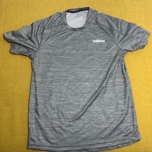 Gray Adidas Climate Tee Shirt